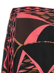 Emilio Pucci Pink Dune Skirt Gold