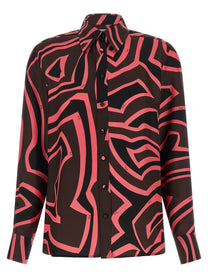 Emilio Pucci Pink Labirinto Shirt Gold