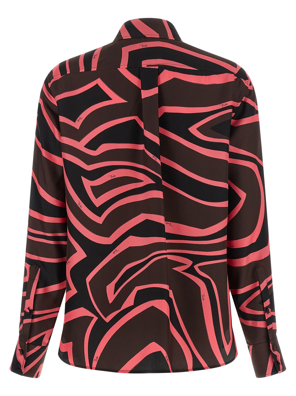 Emilio Pucci Pink Labirinto Shirt Gold