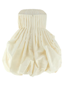 Carolina Herrera Pink Skirt Dress White