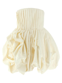 Carolina Herrera Pink Skirt Dress White