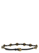 Pinko Engraved Plaque Belt Black