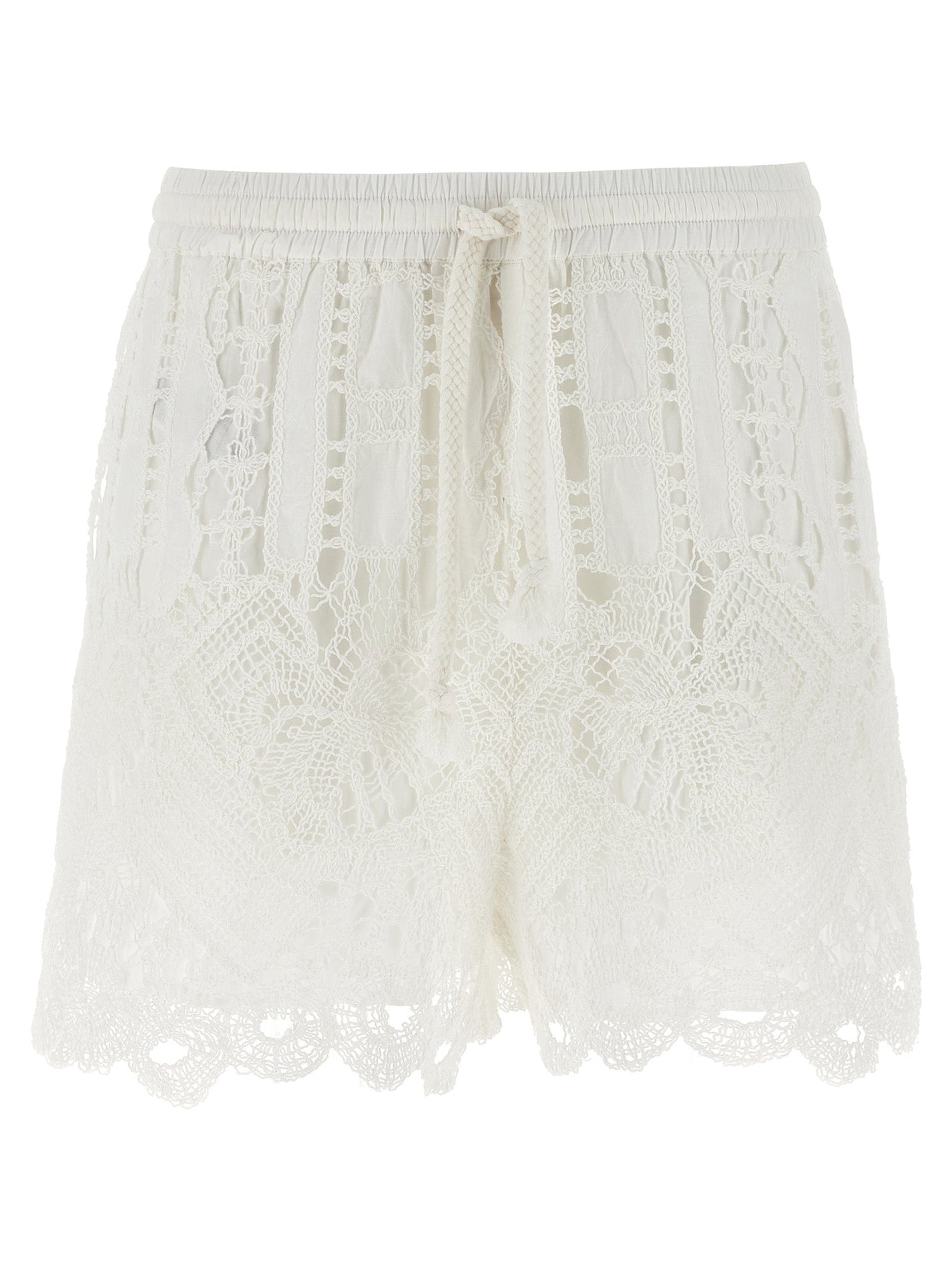 PINKO - PINKO - Macramé shorts - Women’s Bottoms