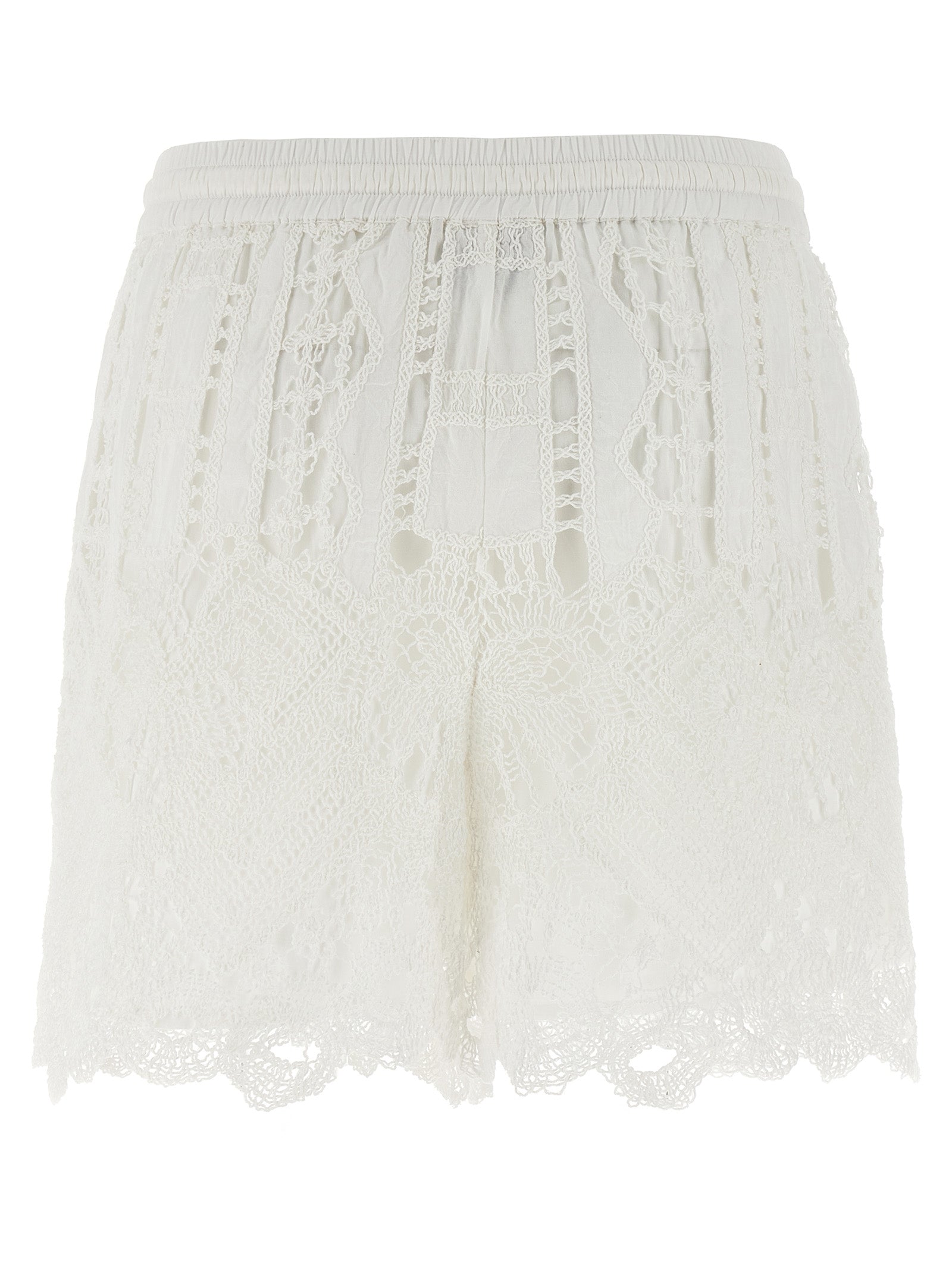 PINKO - PINKO - Macramé shorts - Women’s Bottoms