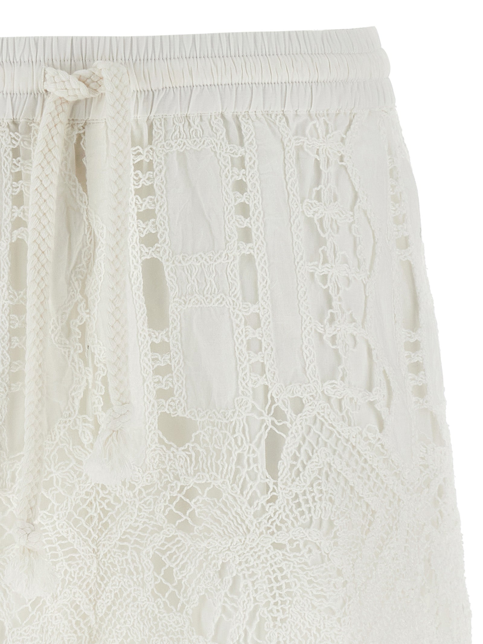 PINKO - PINKO - Macramé shorts - Women’s Bottoms