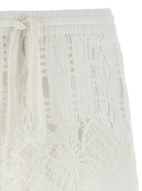 PINKO - PINKO - Macramé shorts - Women’s Bottoms