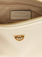 Pinko Half Moon Mini Crossbody Bag White, view 4