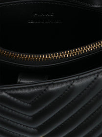 Pinko Hand Bag Big Lady Love Bag Puff Chevron Black, view 4