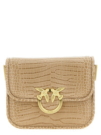 Pinko Love Bag Box Mini Shoulder Bag Beige