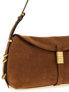 Pinko Saddle Horizontal Shoulder Bag Brown, view 3