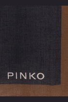 Pinko Women's Cotton Valzer Scarf Gold, view 2