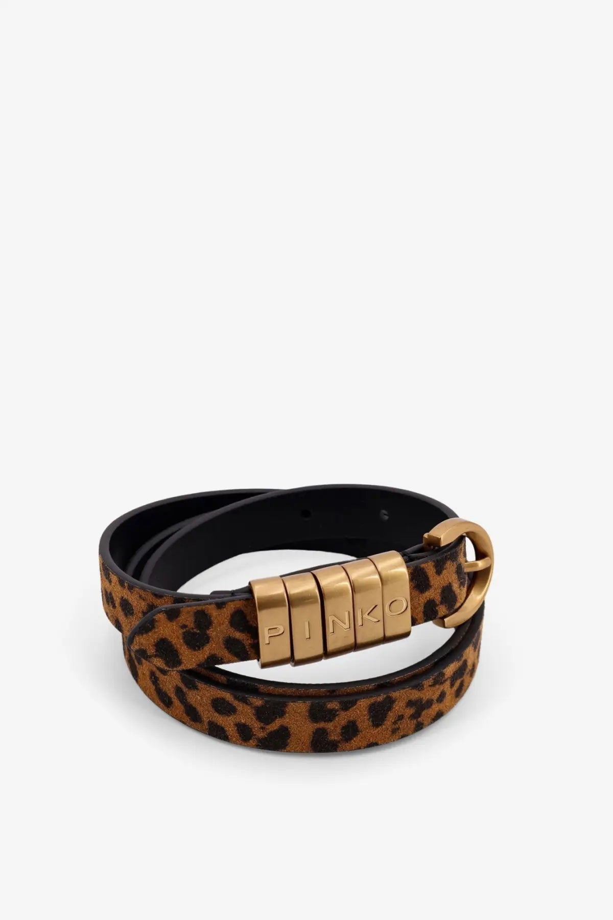 Pinko Women's Leather Belt Pattern, view 3