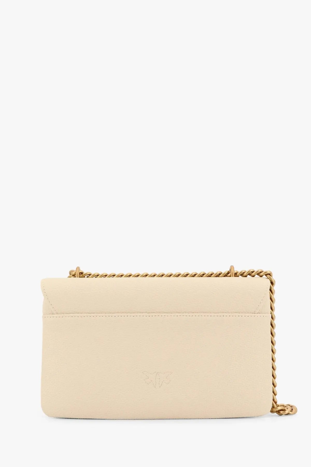 Pinko Women's Leather Shoulder Bag White, view 2