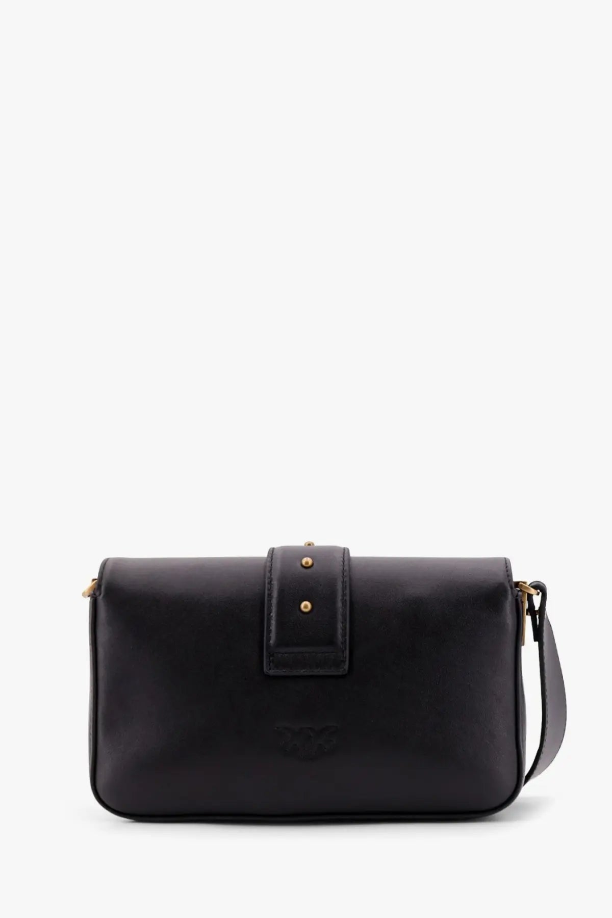Pinko Women's Love One Mini Leather Shoulder Bag Black