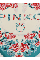 Pinko Women's Swing Triangle Scarf White, view 3