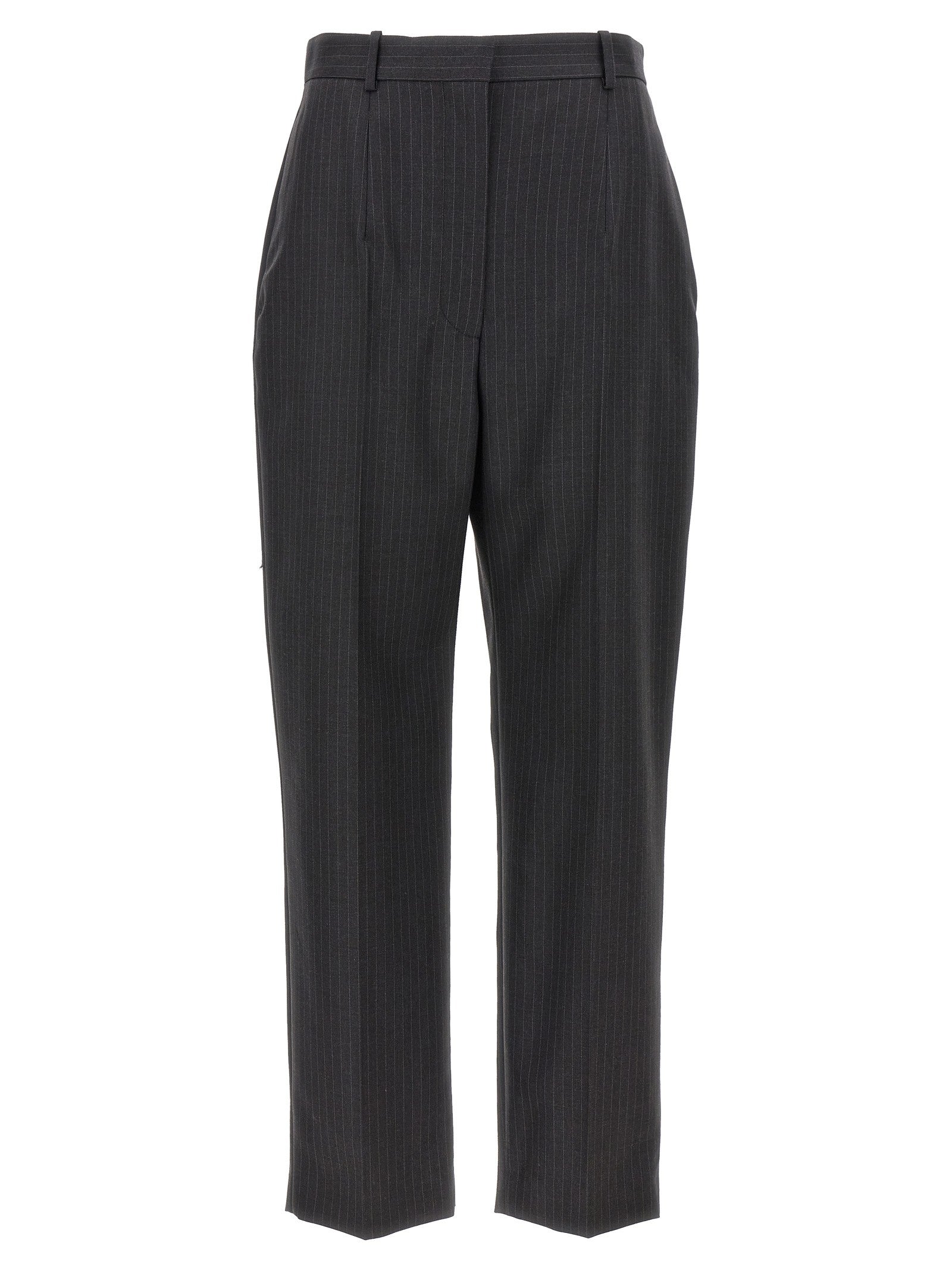 Alexander McQueen Pinstripe Pants Grey