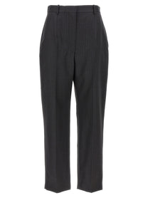 Alexander McQueen Pinstripe Pants Grey