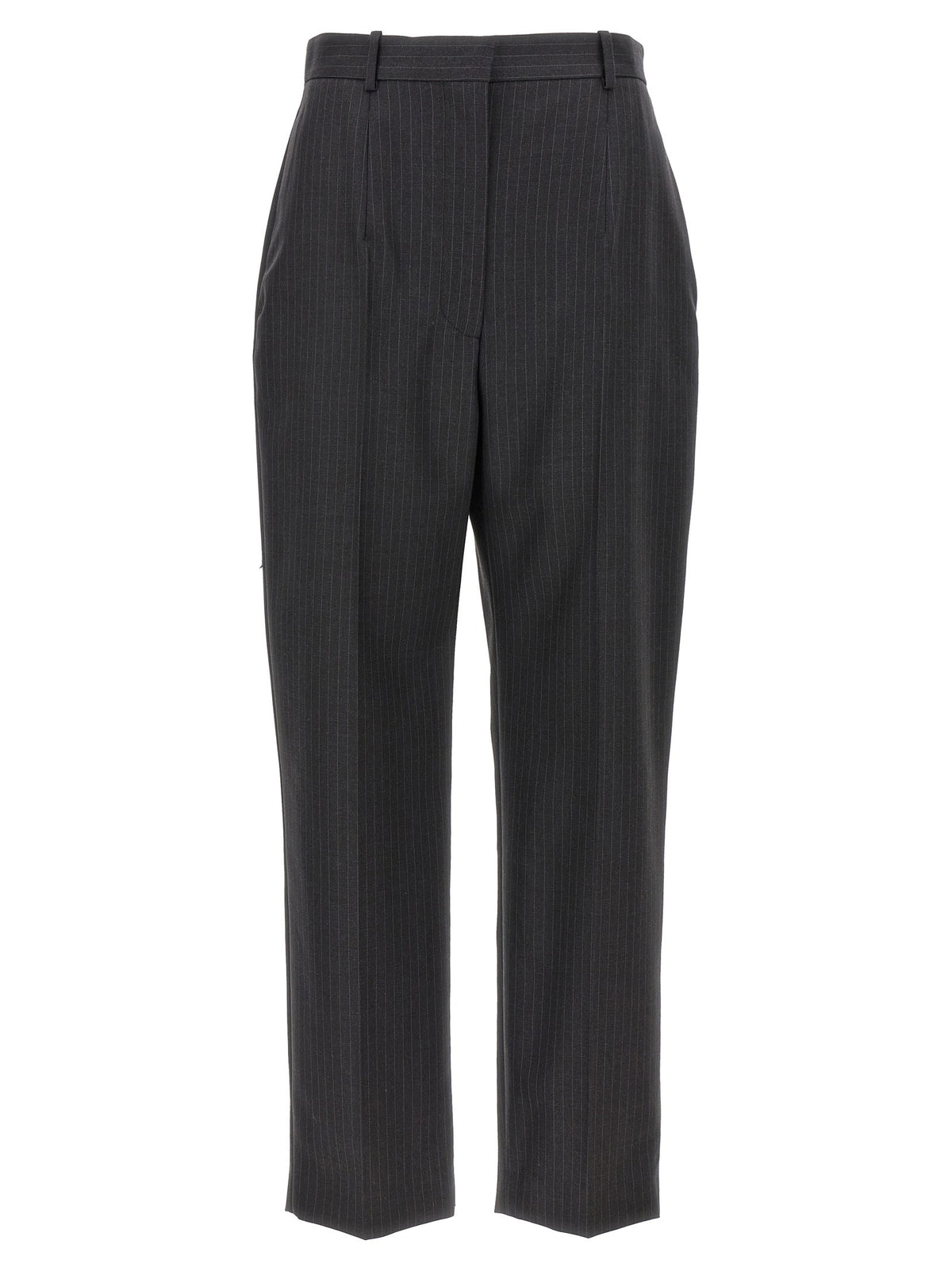 Alexander McQueen Pinstripe Pants Grey