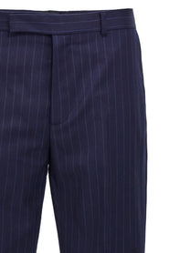 Givenchy Pinstripe Pants Blue