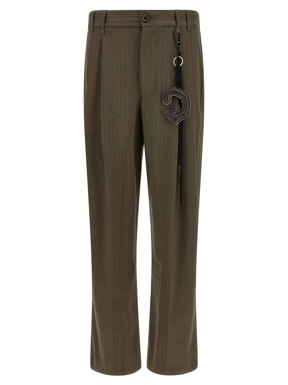 Song For The Mute Pinstripe Pants Brown