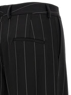 Federica Bonifaci Pinstripe Pants Black, view 4
