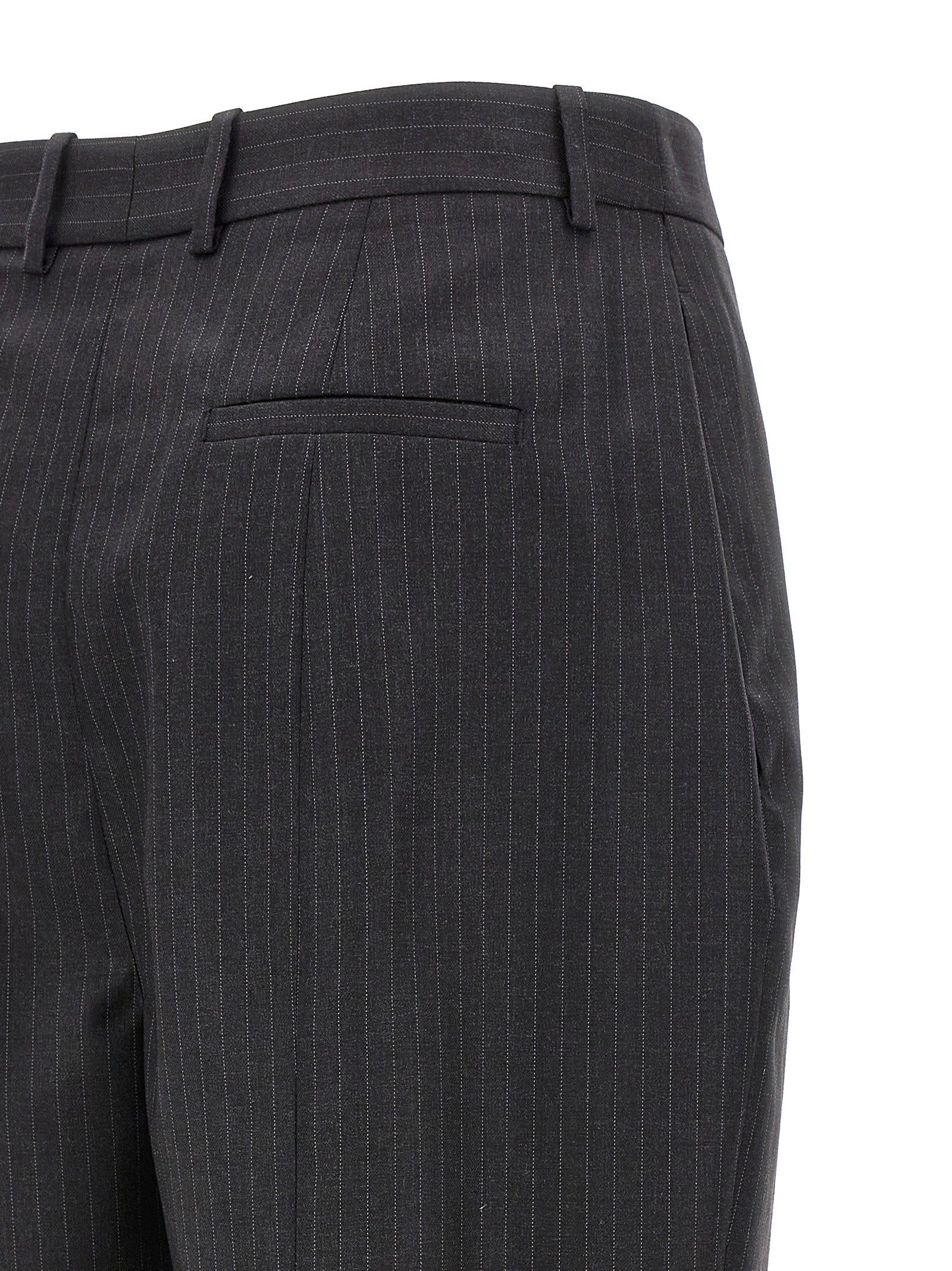 Alexander McQueen Pinstripe Pants Grey