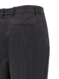 Alexander McQueen Pinstripe Pants Grey