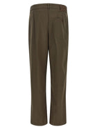 Song For The Mute Pinstripe Pants Brown, view 2