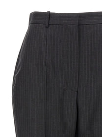 Alexander McQueen Pinstripe Pants Grey