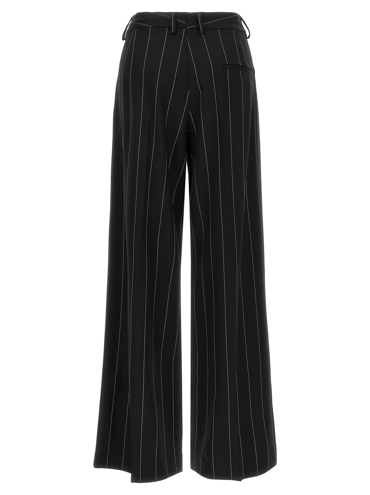 Federica Bonifaci Pinstripe Pants Black, view 2