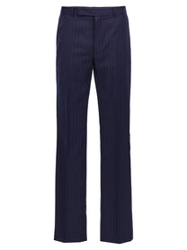 Givenchy Pinstripe Pants Blue