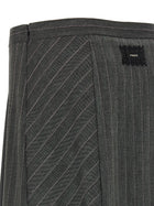 Pinko Pinstripe Skirt Grey, view 4