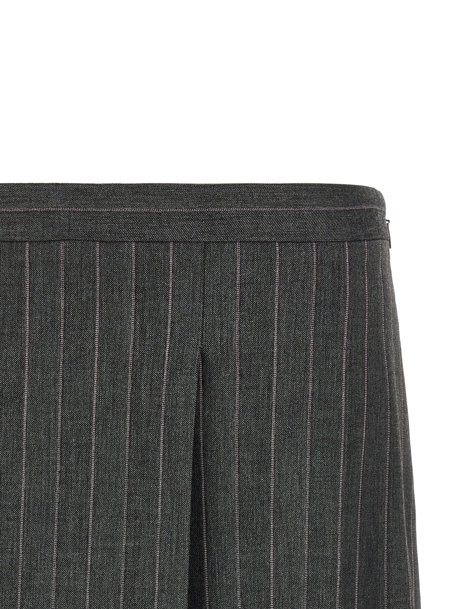 Pinko Pinstripe Skirt Grey