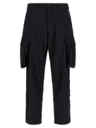 Comme Des Garcons Shirt Pinstriped Cargo Pants Blue