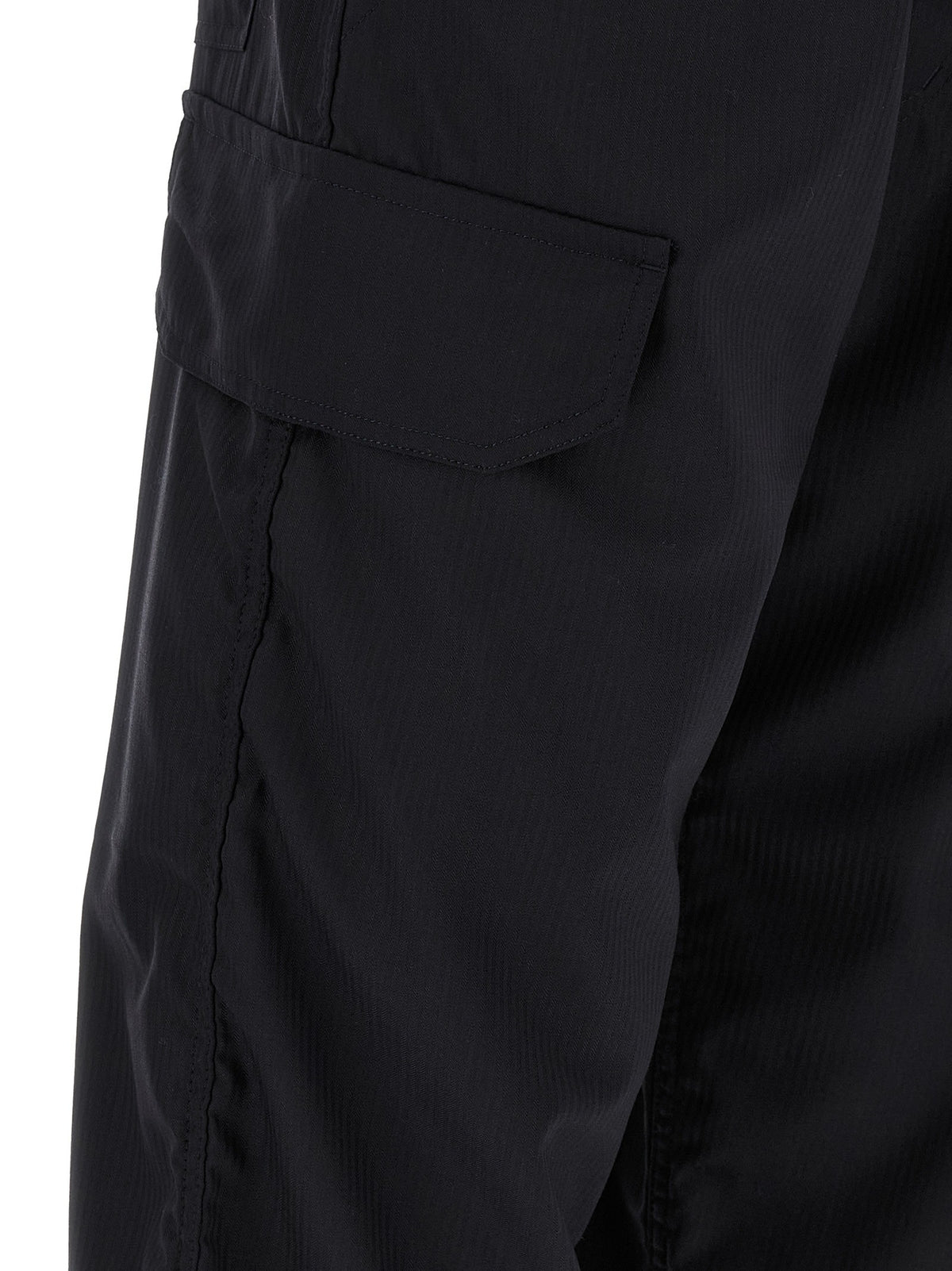 Comme Des Garcons Shirt Pinstriped Cargo Pants Blue