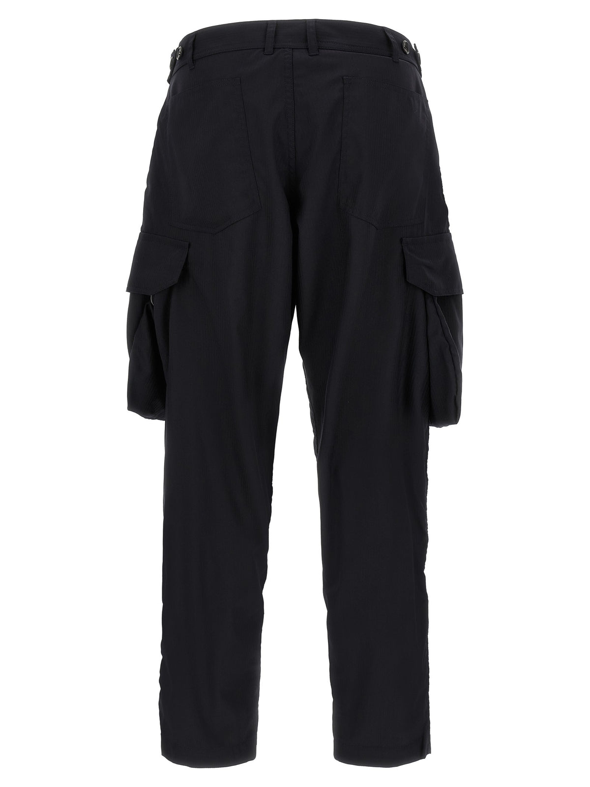 Comme Des Garcons Shirt Pinstriped Cargo Pants Blue
