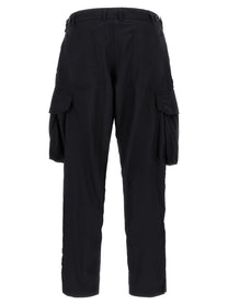 Comme Des Garcons Shirt Pinstriped Cargo Pants Blue