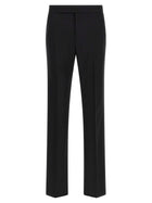 Tom Ford Pinstriped Double Breasted Dress Black, view 4
