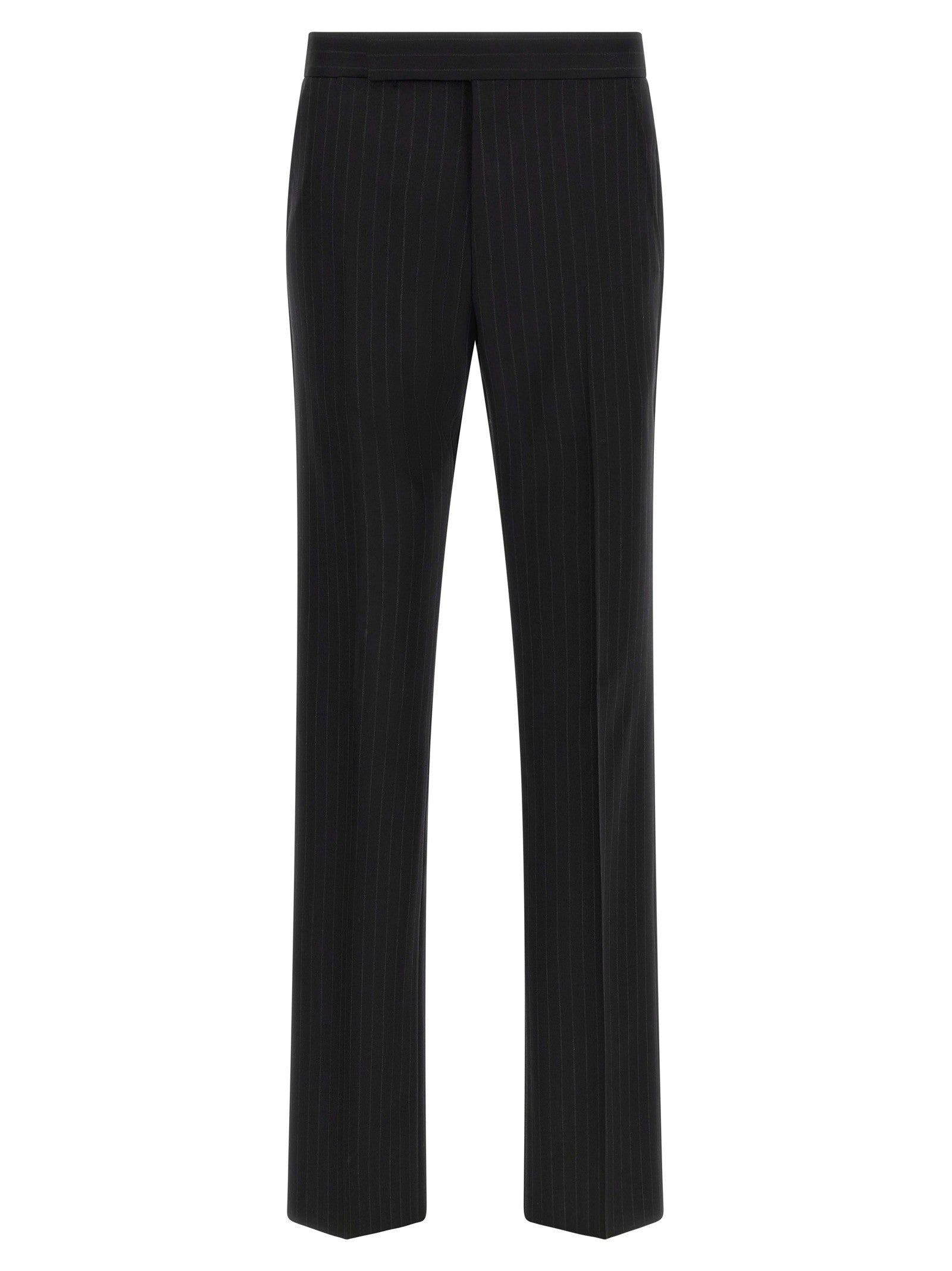 Tom Ford Pinstriped Double Breasted Dress Black
