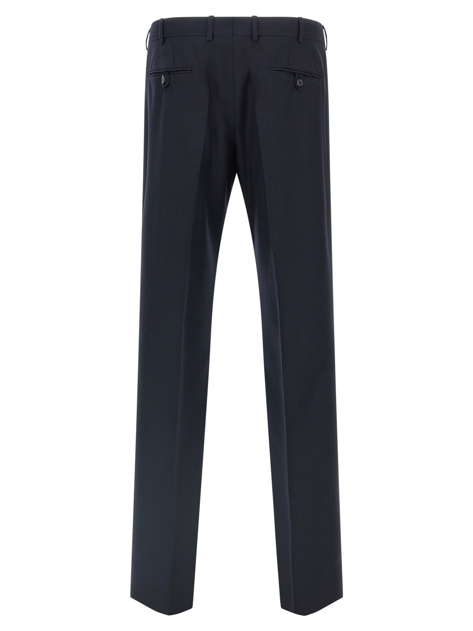 PRADA Pinstriped Dress Blue