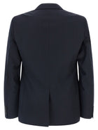 PRADA Pinstriped Dress Blue, view 2