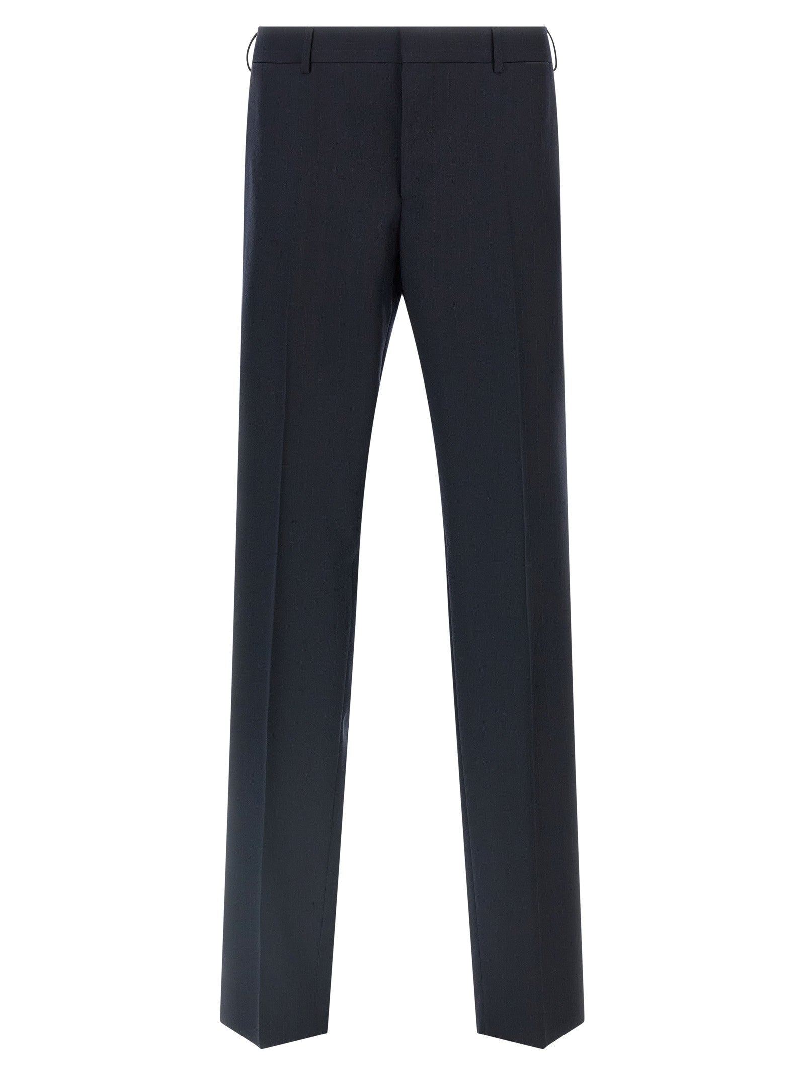 PRADA Pinstriped Dress Blue