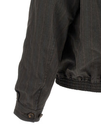 Comme Des Garҫons Homme Pinstriped Jacket Brown