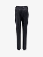 Dolce &amp; Gabbana Women's Pinstriped Stretch Wool Trousers Pattern, view 2