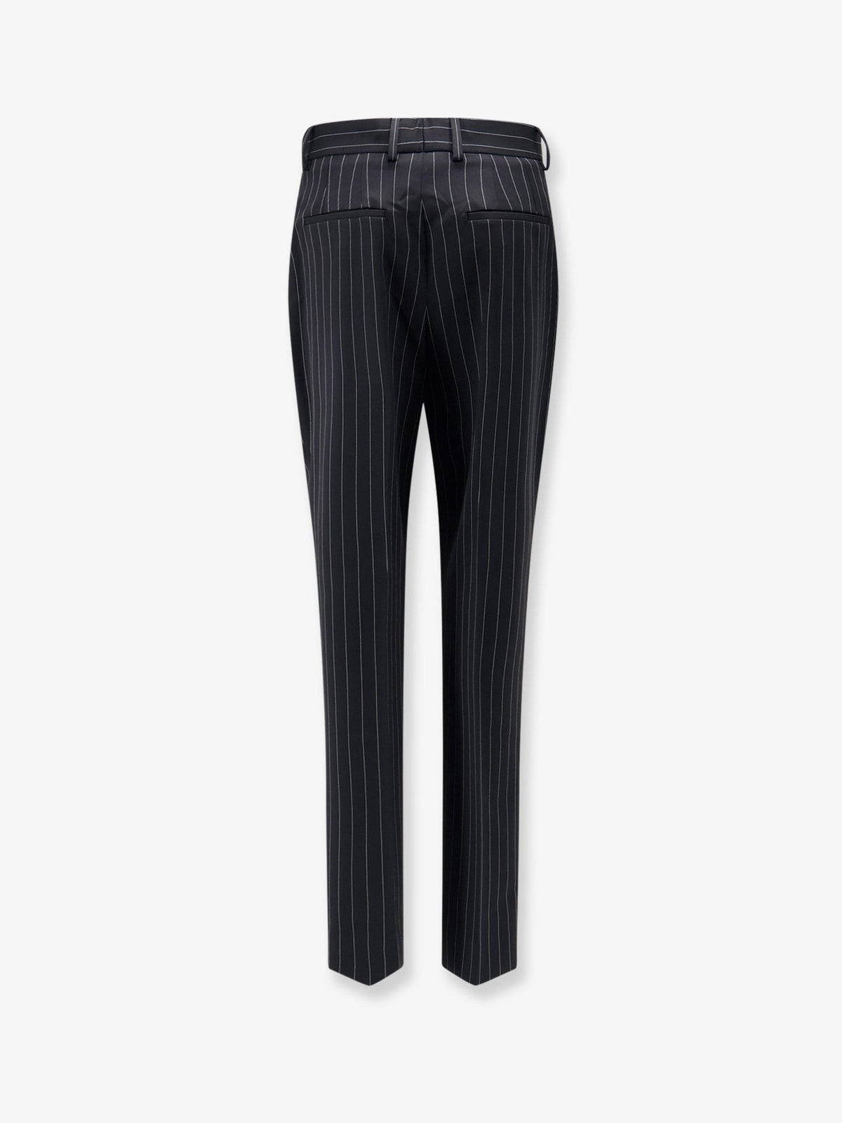 Dolce &amp; Gabbana Women's Pinstriped Stretch Wool Trousers Pattern, view 2