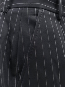 Dolce &amp; Gabbana Women's Pinstriped Stretch Wool Trousers Pattern