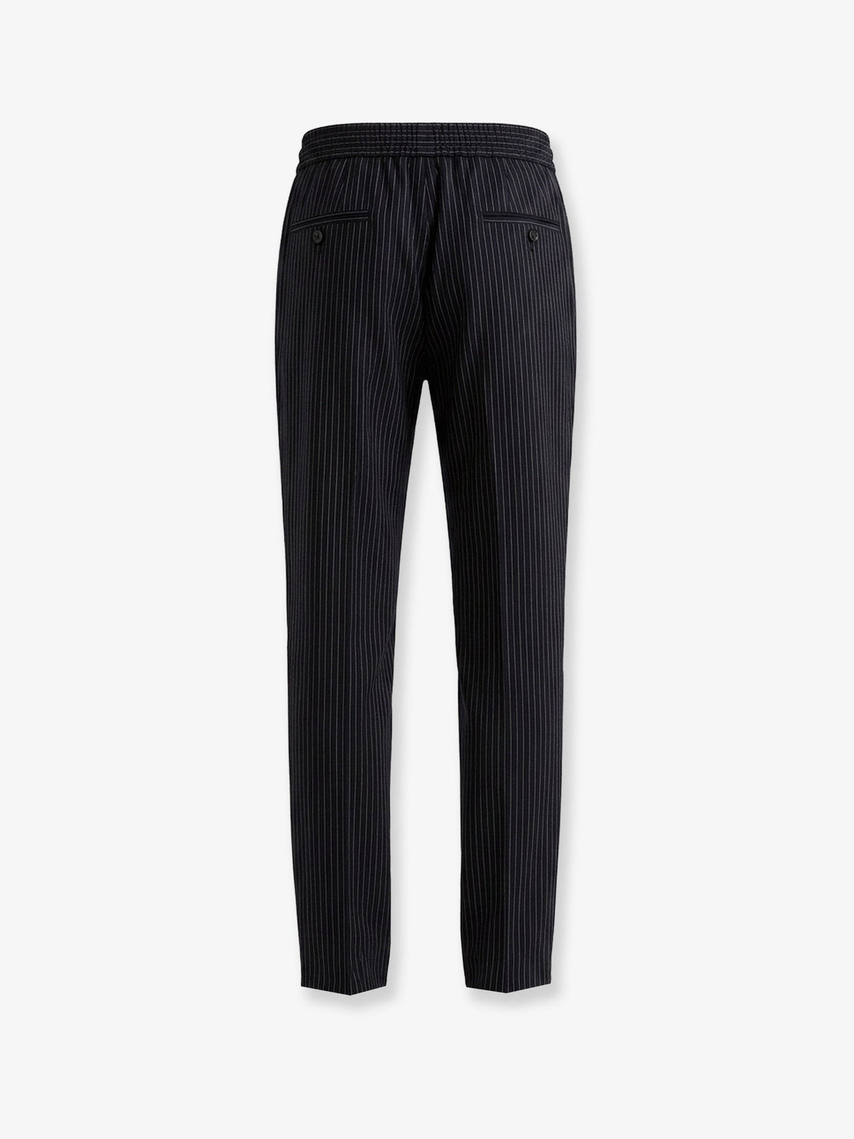 Dolce &amp; Gabbana Men's Pinstriped Wool Jogging Trousers Pattern