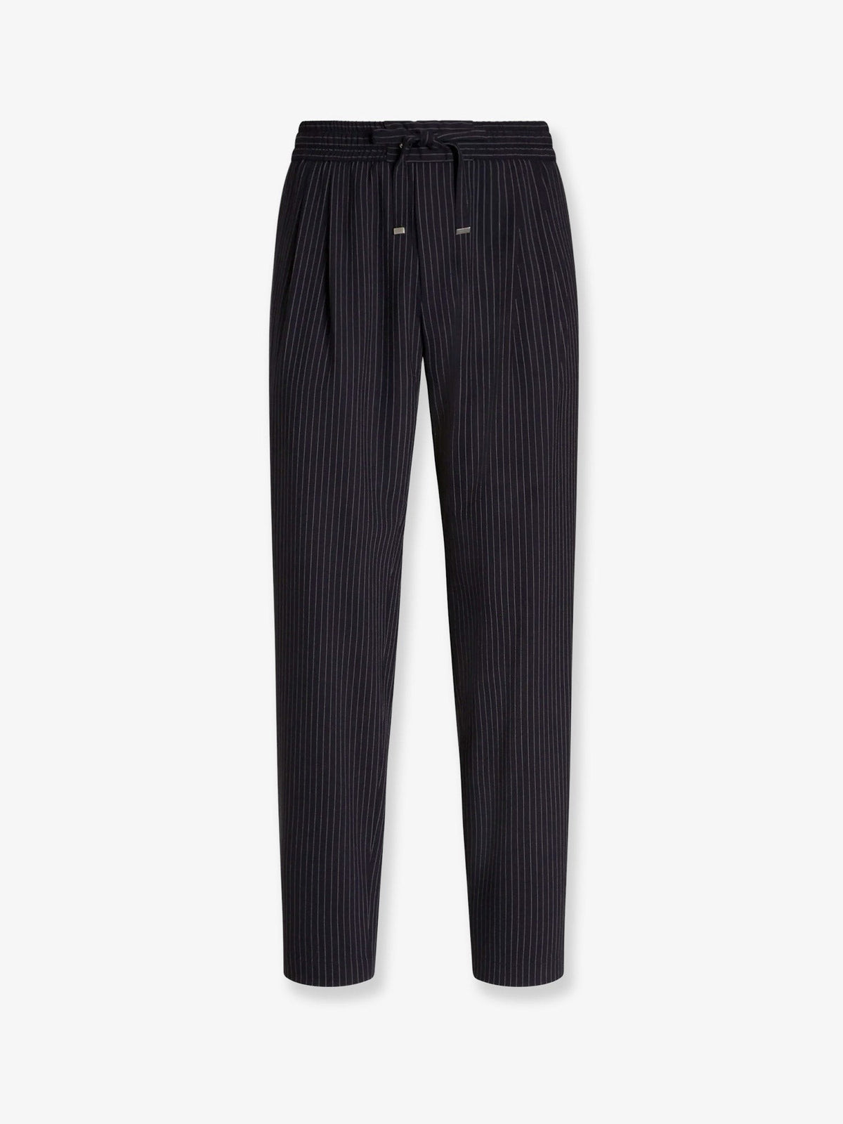 Dolce &amp; Gabbana Men's Pinstriped Wool Jogging Trousers Pattern