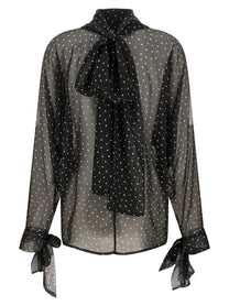 Parosh Pioggia Shirt Black