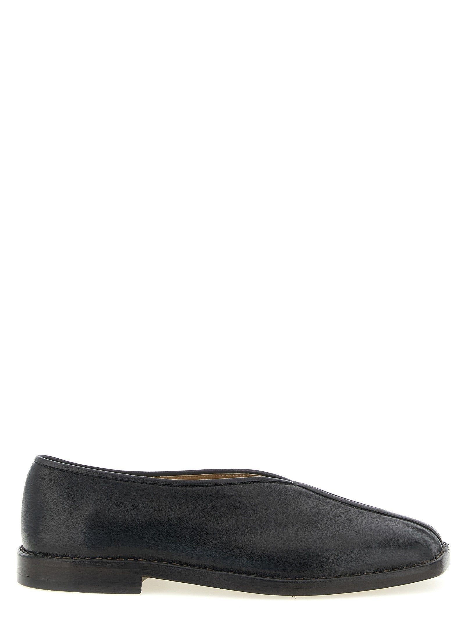 Lemaire Piped Slippers Brown